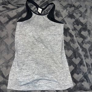 Athletic grey/black tank top size small